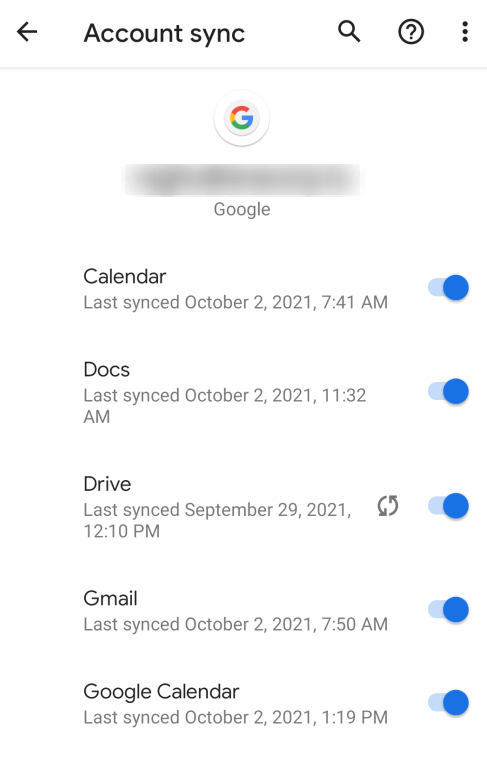 Check Account Sync