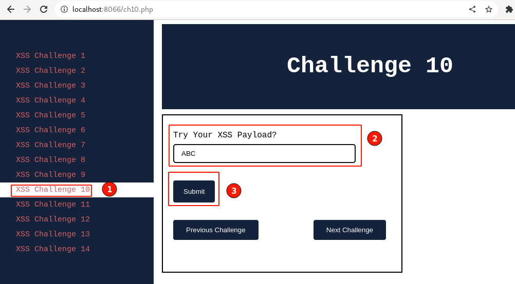 Challenge 10: XSS bypass backslash escape